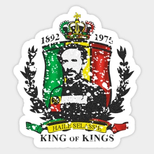 Haile Selassie King of Kings Sticker